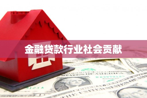 丰满金融贷款行业社会贡献