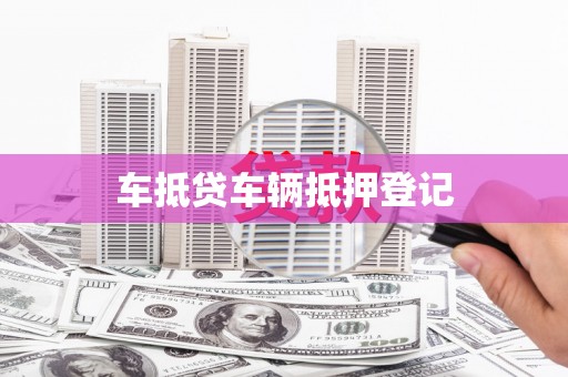 丰满车抵贷车辆抵押登记