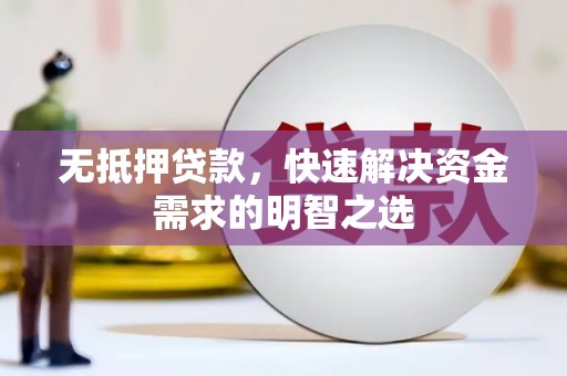 苗栗无抵押贷款，快速解决资金需求的明智之选