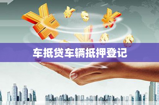 屯留车抵贷车辆抵押登记