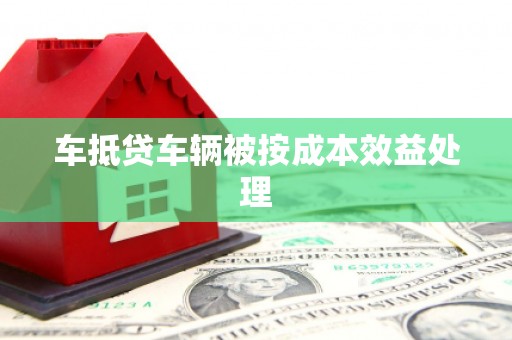 金秀车抵贷车辆被按成本效益处理