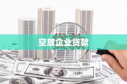 河西空放企业贷款