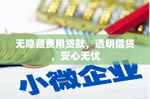 未央无隐藏费用贷款，透明借贷，安心无忧
