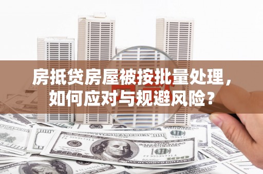 岢岚房抵贷房屋被按批量处理，如何应对与规避风险？