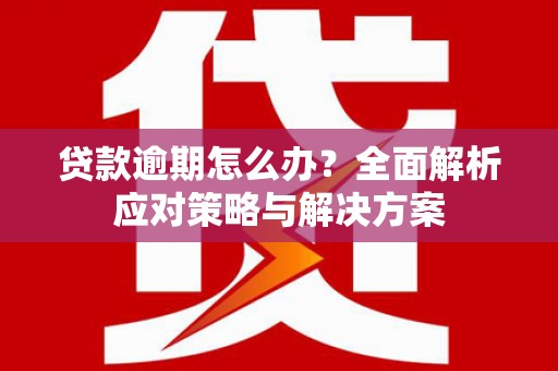 永善贷款逾期怎么办？全面解析应对策略与解决方案
