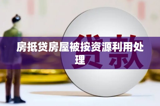 和平房抵贷房屋被按资源利用处理