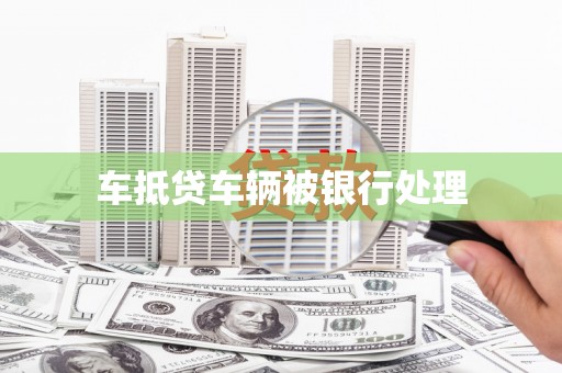 隆子车抵贷车辆被银行处理