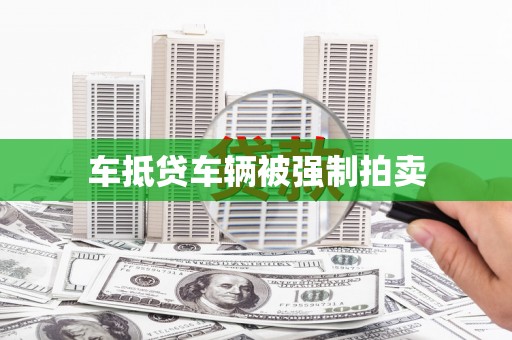 获嘉车抵贷车辆被强制拍卖