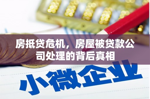 隆尧房抵贷危机，房屋被贷款公司处理的背后真相