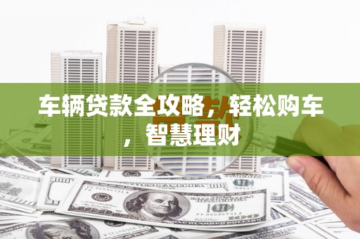 芳苑车辆贷款全攻略，轻松购车，智慧理财