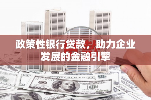 元谋政策性银行贷款，助力企业发展的金融引擎