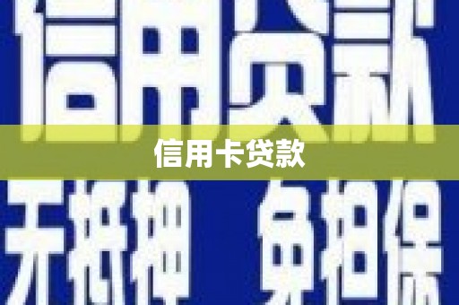 龙马潭信用卡贷款