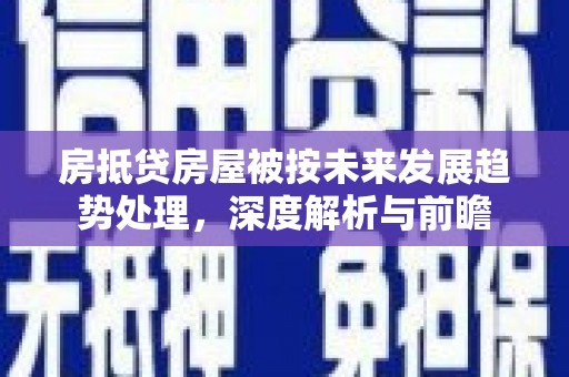 文安房抵贷房屋被按未来发展趋势处理，深度解析与前瞻