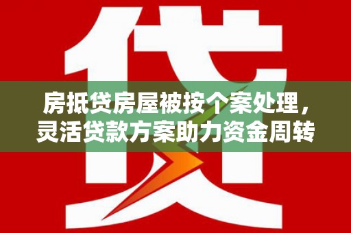 永仁房抵贷房屋被按个案处理，灵活贷款方案助力资金周转