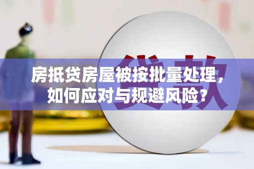任丘房抵贷房屋被按批量处理，如何应对与规避风险？