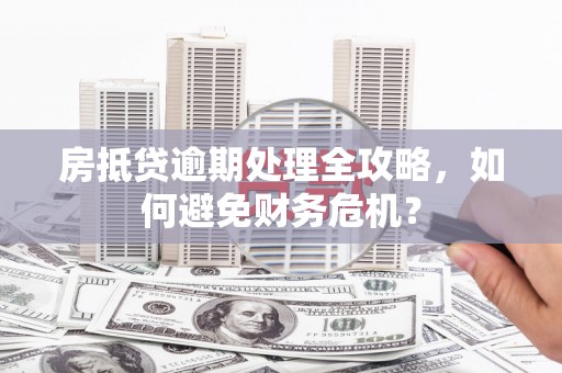 聂荣房抵贷逾期处理全攻略，如何避免财务危机？