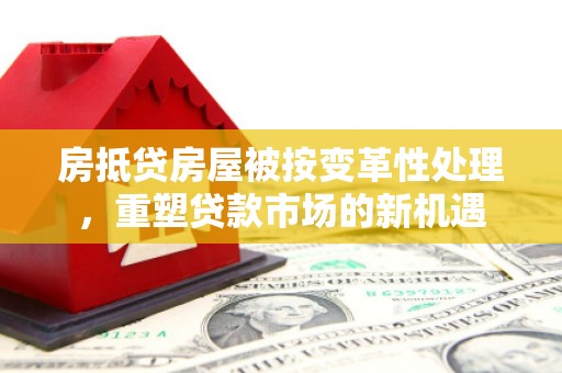 宁津房抵贷房屋被按变革性处理，重塑贷款市场的新机遇