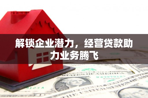 梧栖解锁企业潜力，经营贷款助力业务腾飞