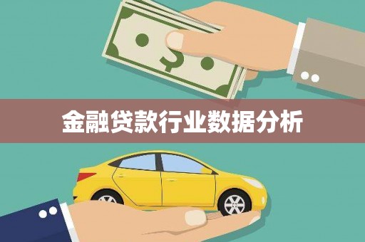鄯善金融贷款行业数据分析
