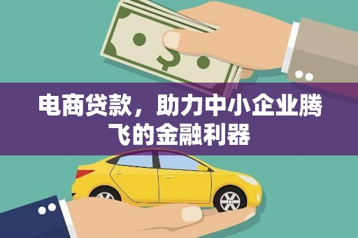德清电商贷款，助力中小企业腾飞的金融利器
