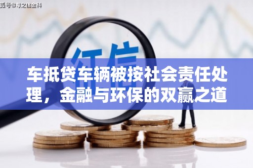 嘉鱼车抵贷车辆被按社会责任处理，金融与环保的双赢之道