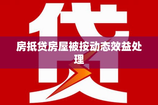 普陀房抵贷房屋被按动态效益处理