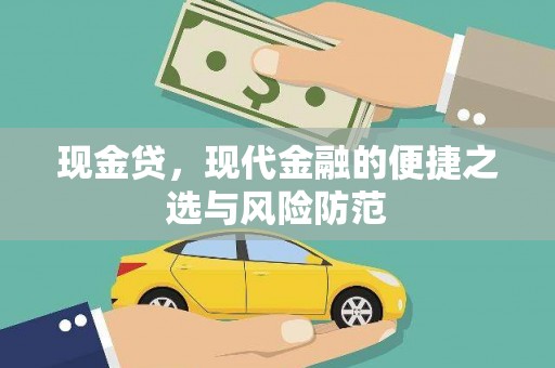 丹江口现金贷，现代金融的便捷之选与风险防范