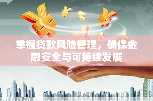 明水掌握贷款风险管理，确保金融安全与可持续发展