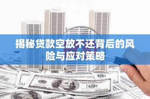 五通桥揭秘贷款空放不还背后的风险与应对策略
