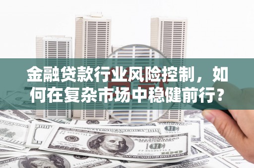 梁河金融贷款行业风险控制，如何在复杂市场中稳健前行？
