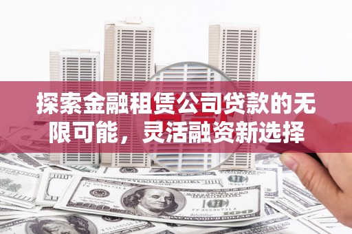 道真探索金融租赁公司贷款的无限可能，灵活融资新选择