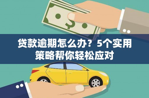 临沧贷款逾期怎么办？5个实用策略帮你轻松应对