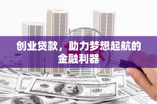 石鼓创业贷款，助力梦想起航的金融利器