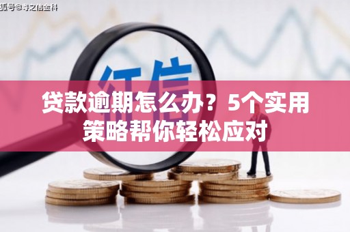 西城贷款逾期怎么办？5个实用策略帮你轻松应对