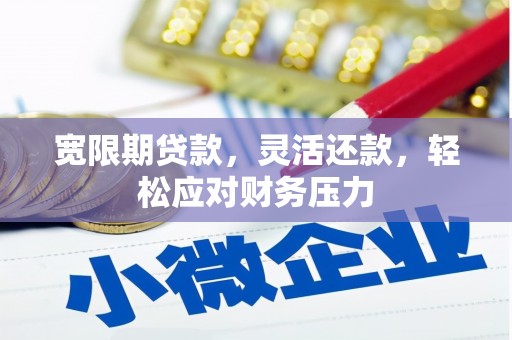 宣州宽限期贷款，灵活还款，轻松应对财务压力