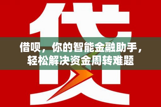 大厂借呗，你的智能金融助手，轻松解决资金周转难题