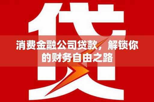 大寮消费金融公司贷款，解锁你的财务自由之路