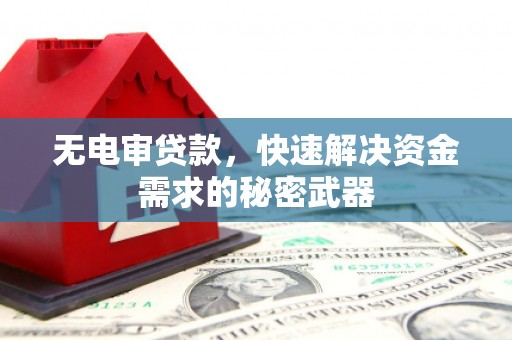 云和无电审贷款，快速解决资金需求的秘密武器