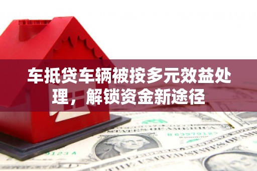 昌江车抵贷车辆被按多元效益处理，解锁资金新途径