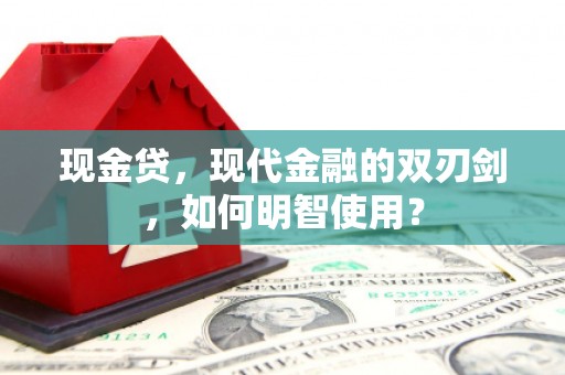 蒙城现金贷，现代金融的双刃剑，如何明智使用？