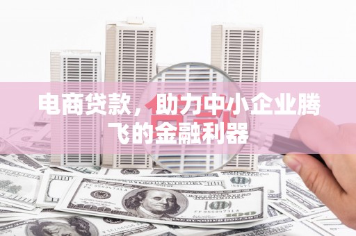 都兰电商贷款，助力中小企业腾飞的金融利器