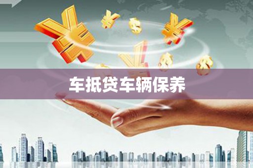 西双版纳车抵贷车辆保养