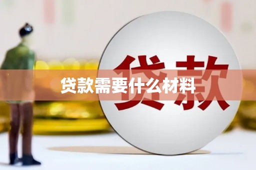 新青贷款需要什么材料