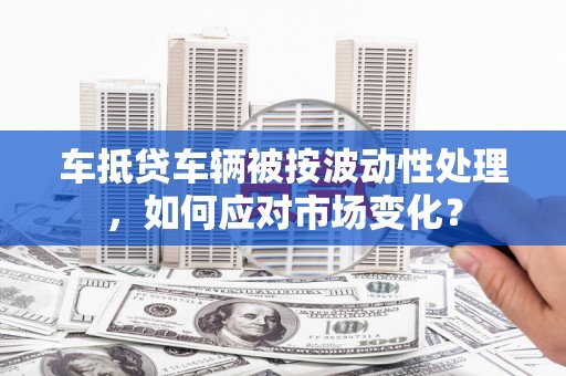 江宁车抵贷车辆被按波动性处理，如何应对市场变化？