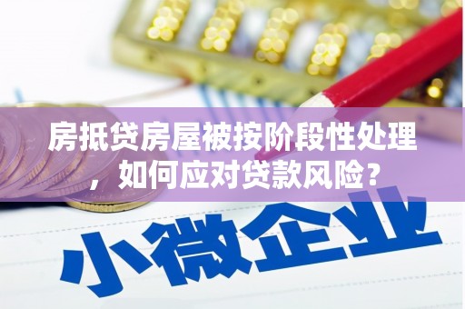 枝江房抵贷房屋被按阶段性处理，如何应对贷款风险？