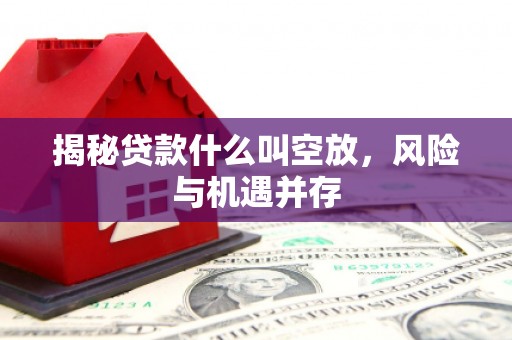 南宁揭秘贷款什么叫空放，风险与机遇并存