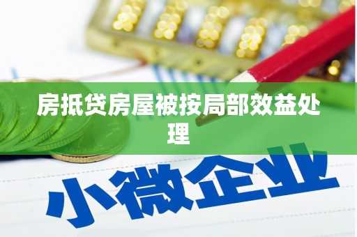 青川房抵贷房屋被按局部效益处理