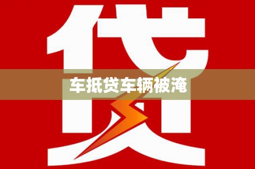 立山车抵贷车辆被淹