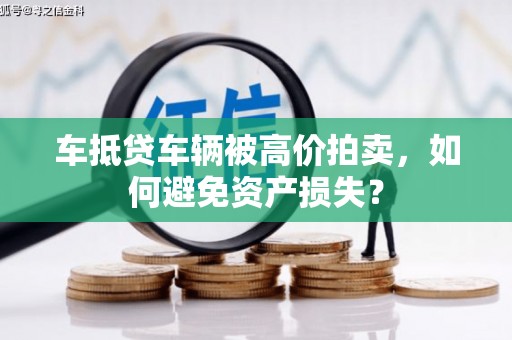 立山车抵贷车辆被高价拍卖，如何避免资产损失？