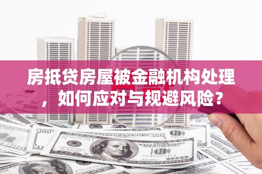资阳房抵贷房屋被金融机构处理，如何应对与规避风险？